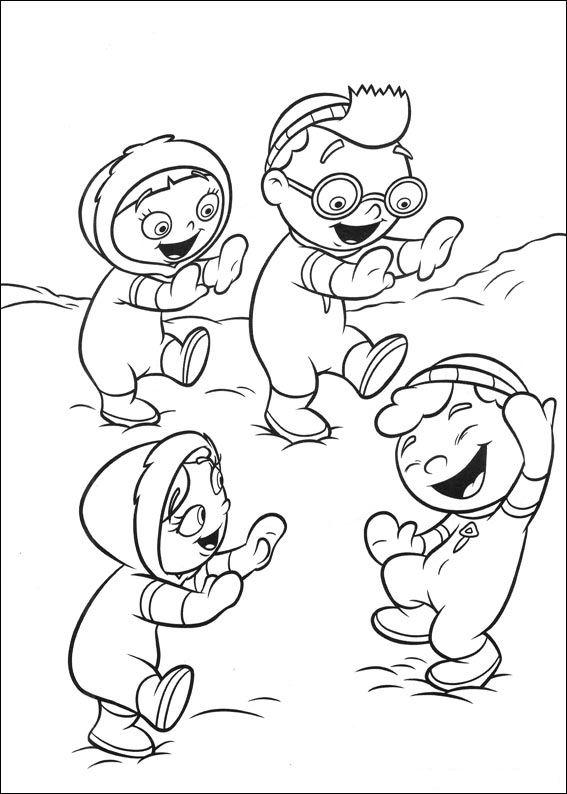 Kids-n-fun.com | 27 coloring pages of Little Einsteins